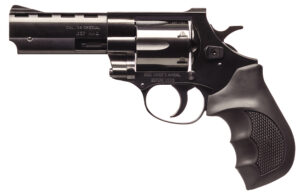 Weihrauch Guns EARB3574 Windicator 357 Mag 6rd 4" Blued Steel Barrel & Cylinder, Compact Blued Steel Frame w/Exposed Hammer, Ramp Front/Fixed Rear Sights, Finger Grooved Black Rubber Grip