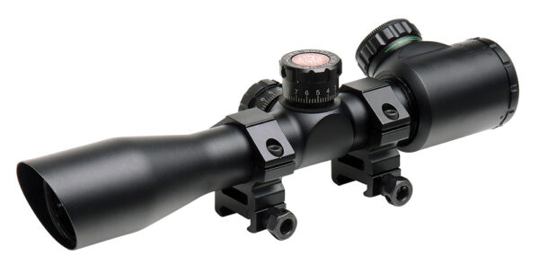 Truglo TRU-BRITE Xtreme Compact Tactical Scope, 4x32mm, 1-inch Tube, Illuminated Mil-Dot