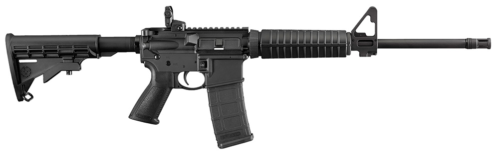 95081.jpg Ruger 8500 AR-556 5.56x45mm NATO 30+1 16.10" Threaded Medium Contour Barrel, Hard Coat Anodized Finish, Glass-Filled Nylon Handguard, Collapsible 6 Position Stock, Magpul PMAG, Optic Ready