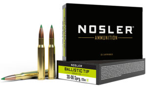 Nosler 40068 Ballistic Tip 30-06Springfield 125gr Spitzer Ballistic Tip 20 Per Box/10 Case