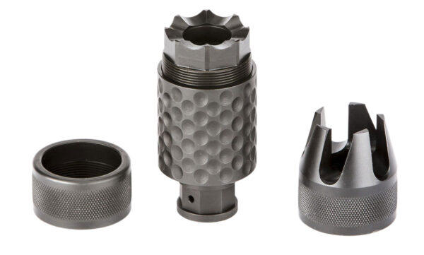 Spikes Tactical Barking Spider2 Muzzle Brake, .30 Caliber, Black Nitride