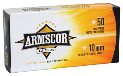 Armscor/Rock Island Armory 10mm 180 gr Full Metal Jacket, 50-Round Box