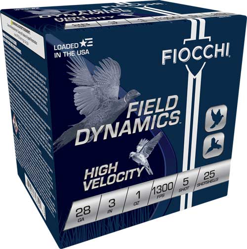 A283HV5.jpg FIOCCHI 28GA 3" 1OZ #5 1300FPS - 25RD 10BX/CS
