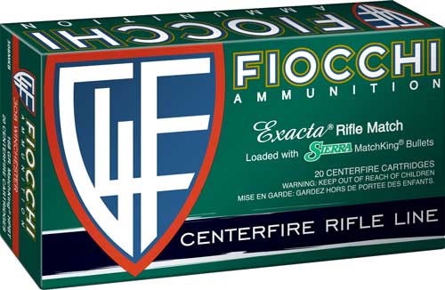 Fiocchi .308 Winchester/7.62 NATO 168gr HPBT, 20-Round Box