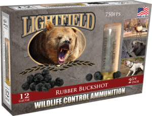 LIGHTFIELD 12GA 2.75" 21-BALL - RUBBER BUCKSHOT 5RD 10BX/CS - additional view
