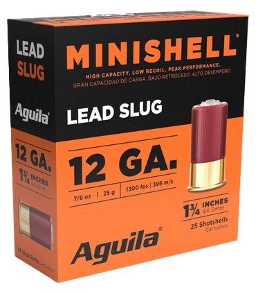 AGU201CHB1386.jpg AGU MINISHELL 12GA 1.75 5/8OZ SLUG 25/10