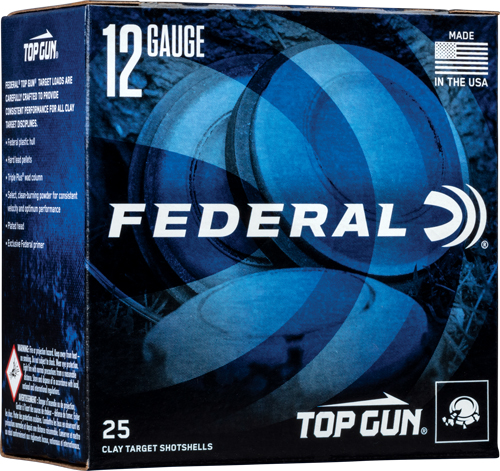 Federal 12 Gauge 2.75-Inch 1oz #7.5 Shot Shotgun Shells, 250-Round Case