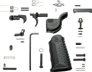 Battle Arms Development Enhanced Complete Lower Parts Kit, Steel, Black