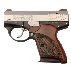 BOND BULLPUP 9MM 3.35 BLK SS ROSEWOOD GRIP 8RD