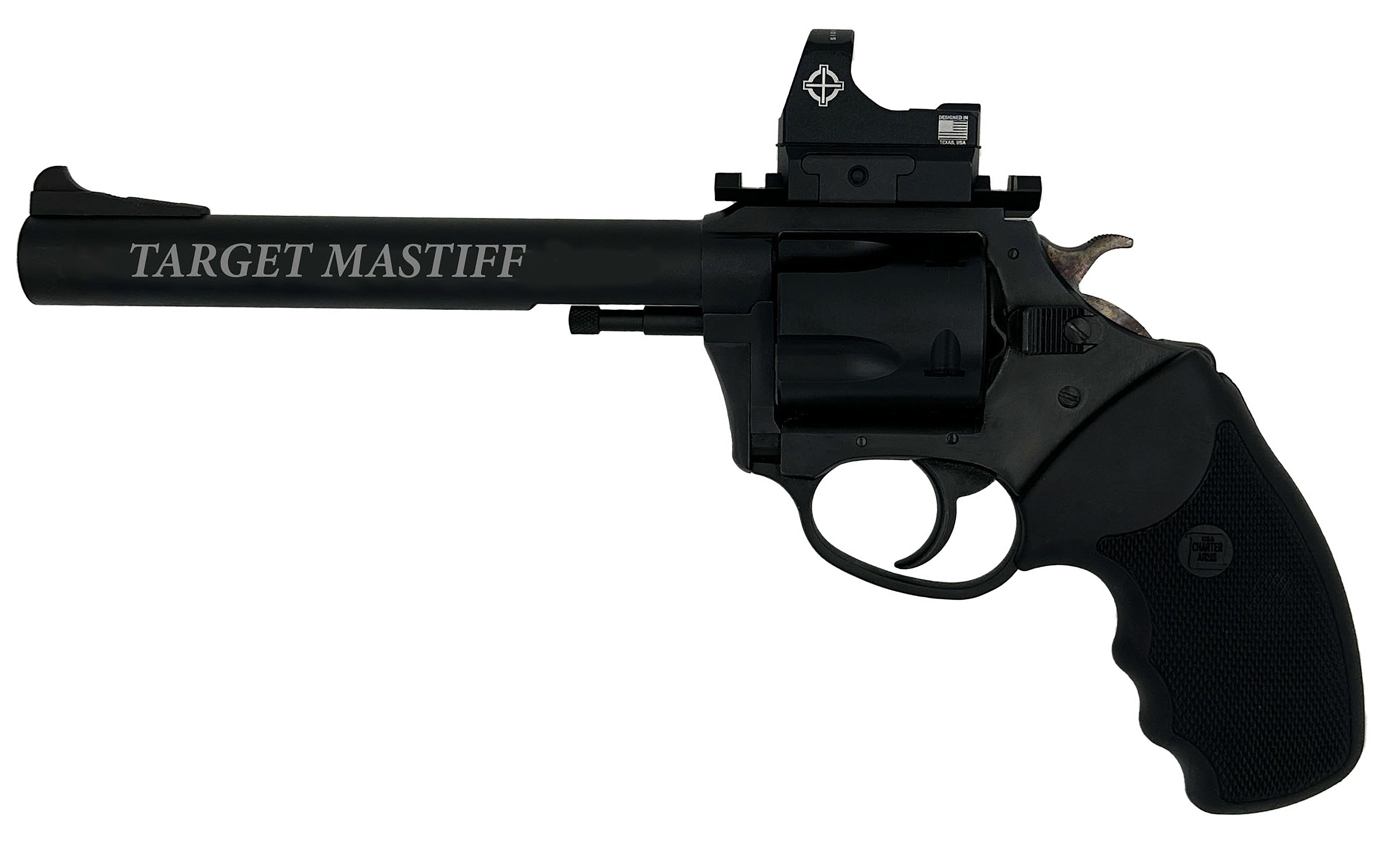 Charter Arms Target Mastiff Revolver, .357 Magnum, 6-Inch, Optics-Ready