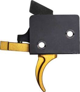 CMC TRIGGER AR15 SINGLE STAGE - CURVED GOLDFINGER 3.5LB