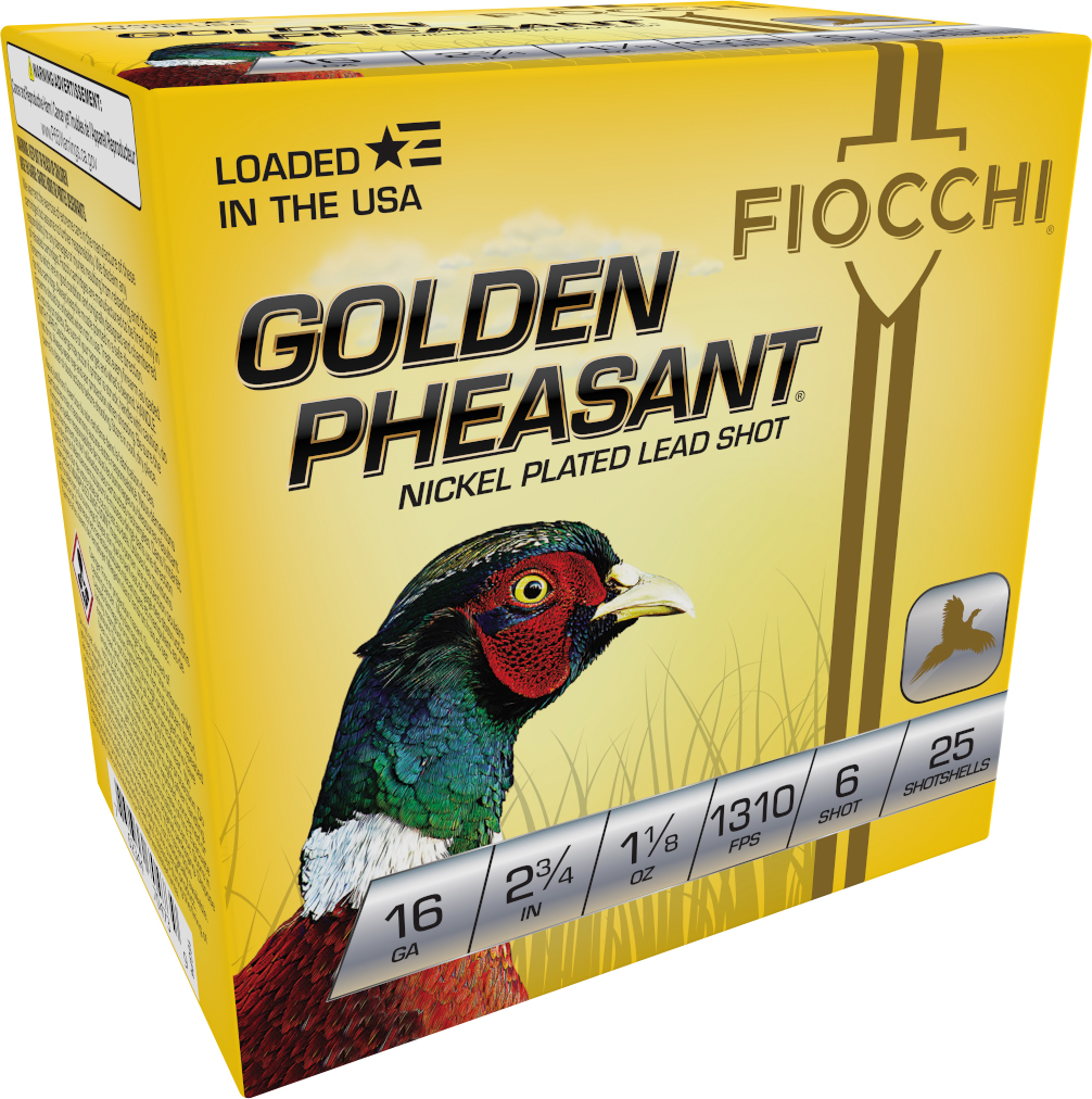 FIO2016GP6.jpg FIO GOLDEN PHEASANT 16GA 2.75 1 1/8OZ #6 25/10