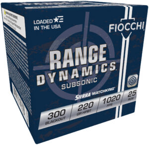 FIO RANGE 300BLK 220GR HPBT MK SUBSONIC 25/20