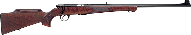 Anschutz 1710D KL Rifle, .22 LR, 23-Inch Barrel, Monte Carlo Walnut Stock