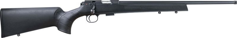 CZ 457 American .17 HMR Rifle, Threaded Barrel, Black, 5-Round