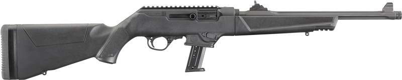 G19100 1.jpg RUGER PC CARBINE 9MM LUGER - 17-SHOT THREADED BBL 1/2"-28