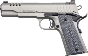 AUTO-ORDNANCE 1911A1 45ACP - STAINLESS ADJ SIGHT GRAY G10