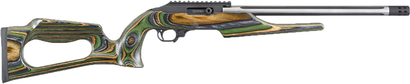 G31147 1.jpg RUGER 10/22 22LR CUSTOM SHOP - FLUTED BBL BARRACUDA STOCK