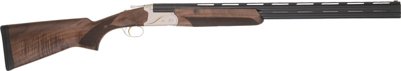 TriStar Trinity II LT Shotgun, 16 Gauge, 28-Inch Barrel, Silver/Walnut
