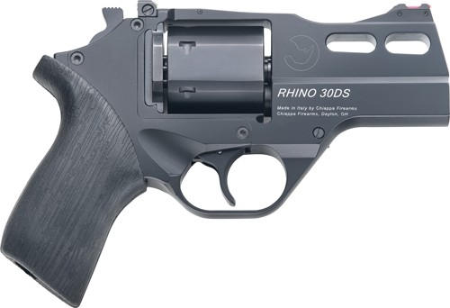 Chiappa Rhino 30DS Revolver, .357 Magnum, 3-Inch, Black/Rubber, DA/SA
