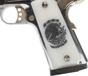 GIRSAN MC1911S LIBERADORE - 38 SUPER CHROME/GOLD ENGR. 8RD - additional view