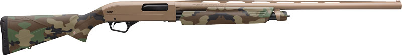 Winchester SXP Hybrid Shotgun, 20 Gauge, 26-Inch Barrel, FDE Woodland, 5-Round