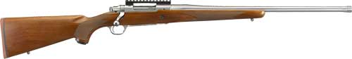 G57104Z 1.jpg RUGER HAWKEYE HUNTER 6.5CM - STAINLESS WALNUT THREADED