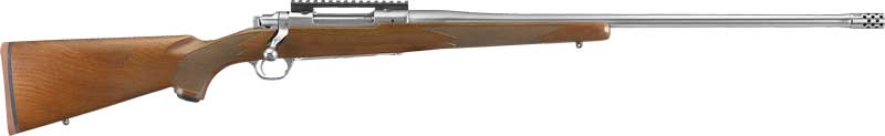 Ruger Hawkeye Hunter Rifle, .300 Winchester Magnum, Stainless, Walnut