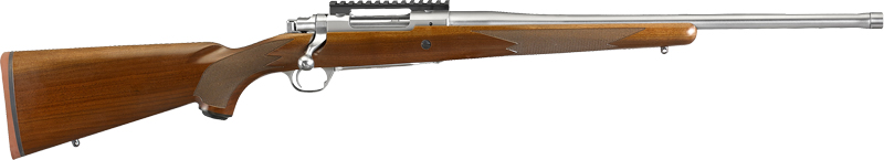 G57125Z 1.jpg RUGER HAWKEYE HUNTER 204 RUGER - STAINLESS WALNUT THREADED