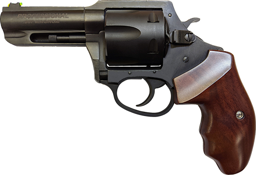 Charter Arms Professional II Revolver, .357 Magnum, Black/Walnut, 3-Inch Barrel