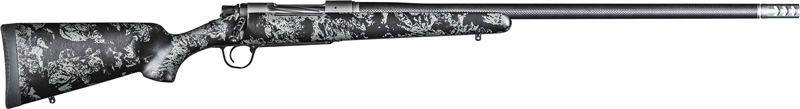 Christensen Arms Ridgeline FFT 7mm PRC Rifle, 22-Inch Threaded Barrel, Side Baffle Brake, Natural Carbon with Gray Accents