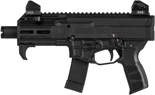CZ Scorpion 3 Plus Micro Pistol, 9mm, 5-Inch, 20-Shot, Black