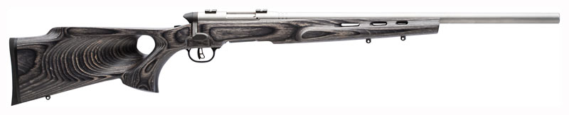 Savage B.MAG Target Rifle, .17 WSM, Stainless, Thumbhole Laminate Stock, 8-Round
