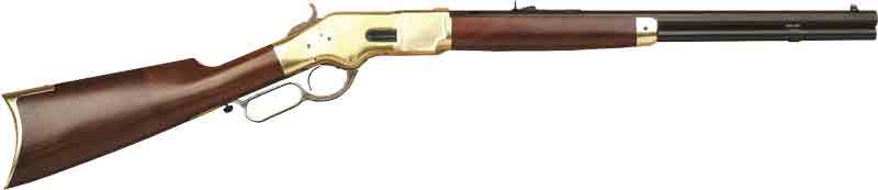 Cimarron 1866 Yellowboy, .38 Special, 20-Inch Octagon Barrel, Brass/Blued Walnut, 10-Round
