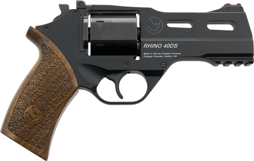 Chiappa Rhino 40SA Revolver, .357 Magnum, 4-Inch Barrel, Black/Walnut, CA Legal