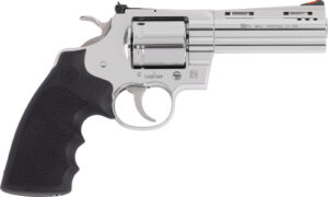 COLT GRIZZLY 357MAG 4.25" 6RD - POLISHED STAINLESS HOGUE GRIPS