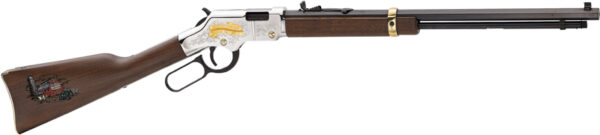 Henry Golden Boy American Farmer Tribute Lever-Action Rifle, .22 S/L/LR, 20-Inch Octagon Barrel, Engraved, 16-Round