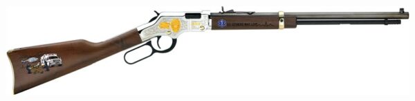 Henry Golden Boy EMS Tribute Edition Lever-Action Rifle, .22 S/L/LR, 20-Inch Octagon Barrel, Engraved, 16-Round