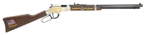 HENRY MILITARY SERVICE 2ND ED. - 22S/L/LR 20" OCTAGON ENGRAVED