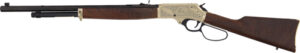 HENRY BRASS SIDE GATE 45-70 - 20" BRASS WALNUT WILDLIFE ED. - additional view
