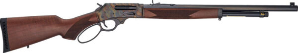 Henry Case Hardened Side Gate Lever-Action Rifle, .45-70 Government, 22-Inch Octagon Barrel, Large Loop, 4-Round
