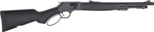 HENRY X MODEL LEVER 357/38 - 17.4" TB BLUED BLACK SYN.