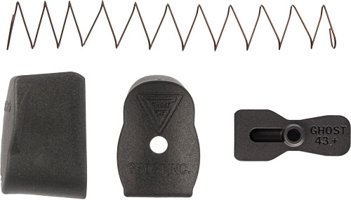 GHOST MOAB MAG EXTENSION FOR - GLOCK 43 PLUS 2 RNDS BLACK
