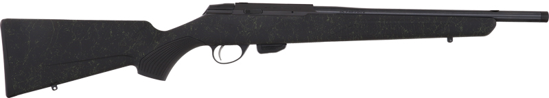 Tikka T1x Left-Hand Rifle, .17 HMR, 16-Inch Threaded Barrel, Bronze/Emerald