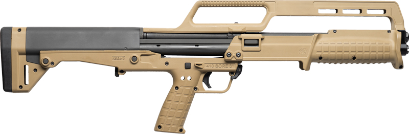 KelTec KSG .410 Bore Pump Shotgun, 18.5-Inch, Tan, 10-Round