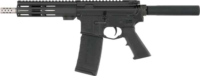 GL15223SSPBLK LEFT.jpg GLFA AR15 PISTOL 223 WYLDE - 7.5" STAINLESS BBL BLACK - additional view