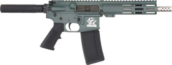 Great Lakes AR-15 Pistol, .223 Wylde, 7.5-Inch, Charcoal Green, 30-Round