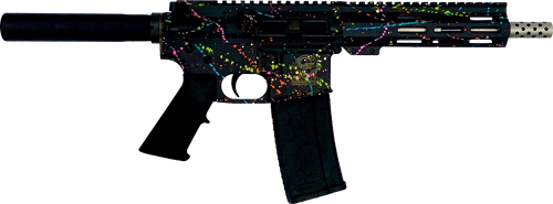 GL15223SSPSBLK.jpg GLFA AR15 PISTOL 223 WYLDE - 7.5" S/S BBL SPLATTER BLACK