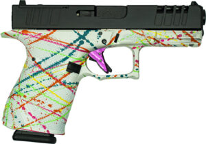 GLFA 19 Striker Pistol, 9mm, Splatter White Frame, 15-Round