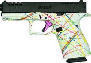 GLFA 19 Striker Pistol, 9mm, Splatter White Frame, 15-Round - view 2